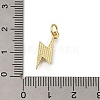 Brass Micro Pave Cubic Zirconia Pendants KK-R002-03G-3