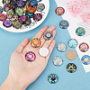 Glass Cabochons GLAA-WH0022-64B-6