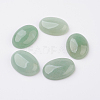 Natural Green Aventurine Flat Back Cabochons G-G741-30x40mm-14-1