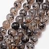 Natural Dragon Veins Agate Bead Strands G-K166-14-12mm-01-1
