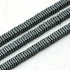 Non-magnetic Synthetic Hematite Beads Strands X-G-K003-3mm-07F-1