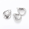 Tarnish Resistant 304 Stainless Steel Pendant Rhinestone Settings STAS-G146-05P-2