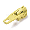 Spray Painted Alloy Replacement Zipper Sliders PALLOY-WH0067-97F-1