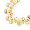 Transparent Glass Beads Strands GLAA-T006-14D-3