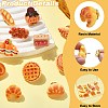 12Pcs 12 Styles Cute Food Themed Resin Pins JEWB-CJ0003-12-3