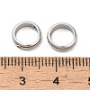 Non-Tarnish 201 Stainless Steel Bead Frames STAS-O130-06P-B01-3