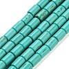 Synthetic Turquoise Beads Strands TURQ-G120-4x6mm-13-1