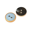 Golden Edge Naturl Black Lip Shell Button SH-CBA0ED6-01D-2