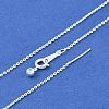 Brass Cable Chain Necklaces NJEW-U008-07S-2