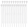 100Pcs Brass Eye Pins KK-BBC0013-41-1