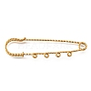 304 Stainless Steel Safety Pins Brooch Findings STAS-K252-11C-G-1