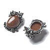 Synthetic Goldstone Pendants G-H083-01AS-02-2