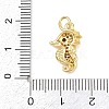 Brass Micro Pave Cubic Zirconia Pendants LS-KK-H525-01D-G-3