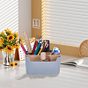 Plastic Drawer Organizer Boxes with Wooden Dividers AJEW-WH0696-363-5