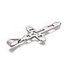 Non-Tarnish 304 Stainless Steel Pendants STAS-J036-111G-3