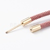 Braided Nylon Cord Bracelet Making MAK-A017-D01-04G-4