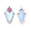 K9 Glass Pendants KK-E071-01KCG-2