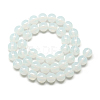 Imitation Jade Glass Beads Strands X-GR12mm69Y-2