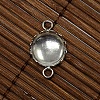 12mm Clear Domed Glass Cabochon Cover for Flat Round DIY Photo Brass Link Making DIY-X0114-P-2