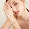 24Pcs 2 Styles Brass Micro Pave Cubic Zirconia Pendants KK-HS0001-29-7