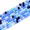 Opaque Glass Beads Strands X-GLAA-T006-07-A01-1