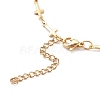 304 Stainless Steel Cross Link Chain Necklaces NJEW-JN03391-3