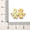 925 Sterling Silver Connector Charms STER-H110-08G-3