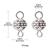 Tibetan Style Alloy Connector Charms PALLOY-YW0001-48-3