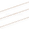 Ion Plating(IP) 304 Stainless Steel Paperclip Chains CHS-F010-01A-RG-2