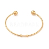 Fashion 304 Stainless Steel Cuff Bangles Torque Bangles BJEW-H473-01M-7