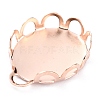 304 Stainless Steel Charms Cabochon Settings STAS-Y001-11EG-4