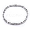 304 Stainless Steel Wheat Chain Necklaces NJEW-H493-14P-1