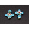Handmade Cloisonne Beads FIND-PW0024-25C-1