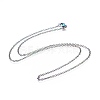 304 Stainless Steel Cable Chain Necklaces MAK-F029-01-A-1