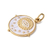 304 Stainless Steel Enamel Pendants STAS-G353-02G-03-2