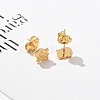 304 Stainless Steel Stud Earrings for Women STAS-Z117-16G-02-3