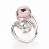 Mixed Gemstone Rings RJEW-G098-02A-P-4