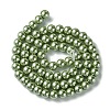 Eco-Friendly Dyed Glass Pearl Beads Strands HY-A008-6mm-RB055-2