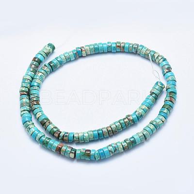 Natural Imperial Jasper Beads Strands G-J377-6mm-01-1