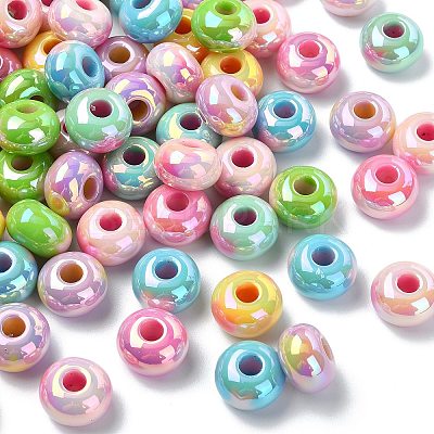 UV Plating Acrylic Beads OACR-CJC0007-11-1