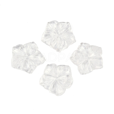 Natural Quartz Crystal Carved Pendants G-B097-01A-15-1