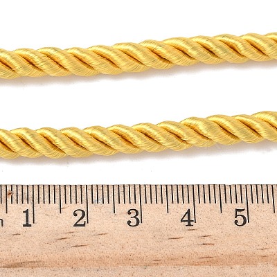 5MM Nylon Twisted Cord Necklace Making FIND-G096-01G-18-1