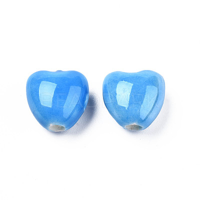 Glazed Porcelain Beads PORC-T007-21-1