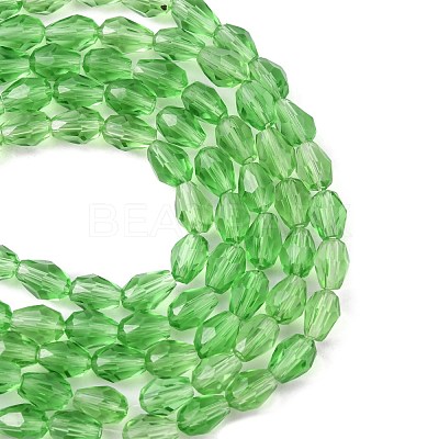 Glass Beads Strands GLAA-R024-6x4mm-6-1