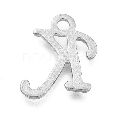 Alloy Letter Pendants LS-PALLOY-J718-01C-K-1