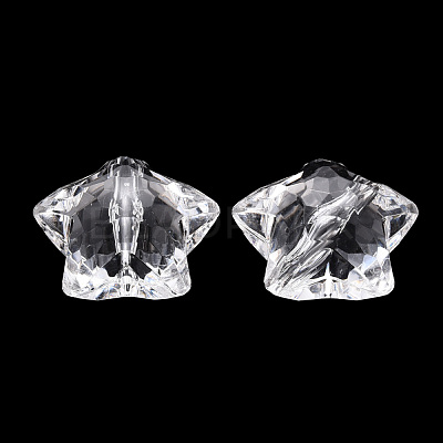 Transparent Acrylic Beads X-TACR-ZX018-02-1