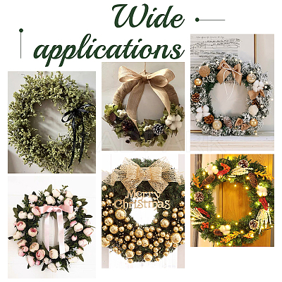 8Pcs Wreath Frames for Crafts WOOD-FG0001-35-1