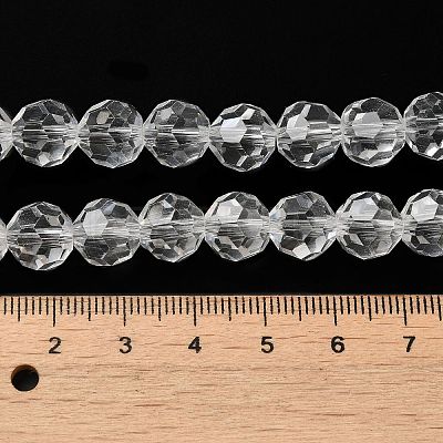 Transparent Glass Beads EGLA-A035-T10mm-D19-1