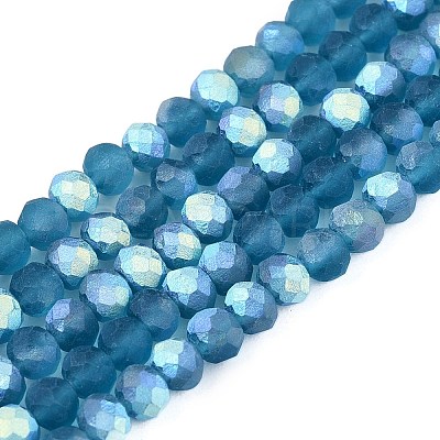 Transparent Glass Beads Strands LS-EGLA-A044-T3mm-MB27-1