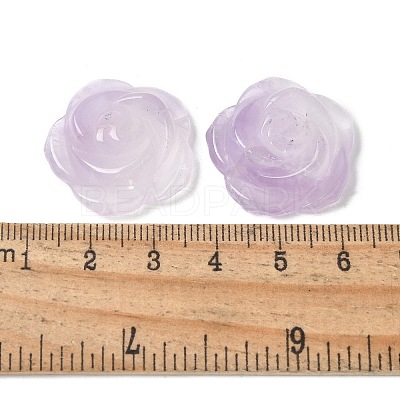 Natural Amethyst Carved Cabochons G-C185-01C-02-1